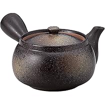 備前　急須 Amazon｜備前風急須（パノラマアミ付） 【11×8㎝・380㏄】 日本製